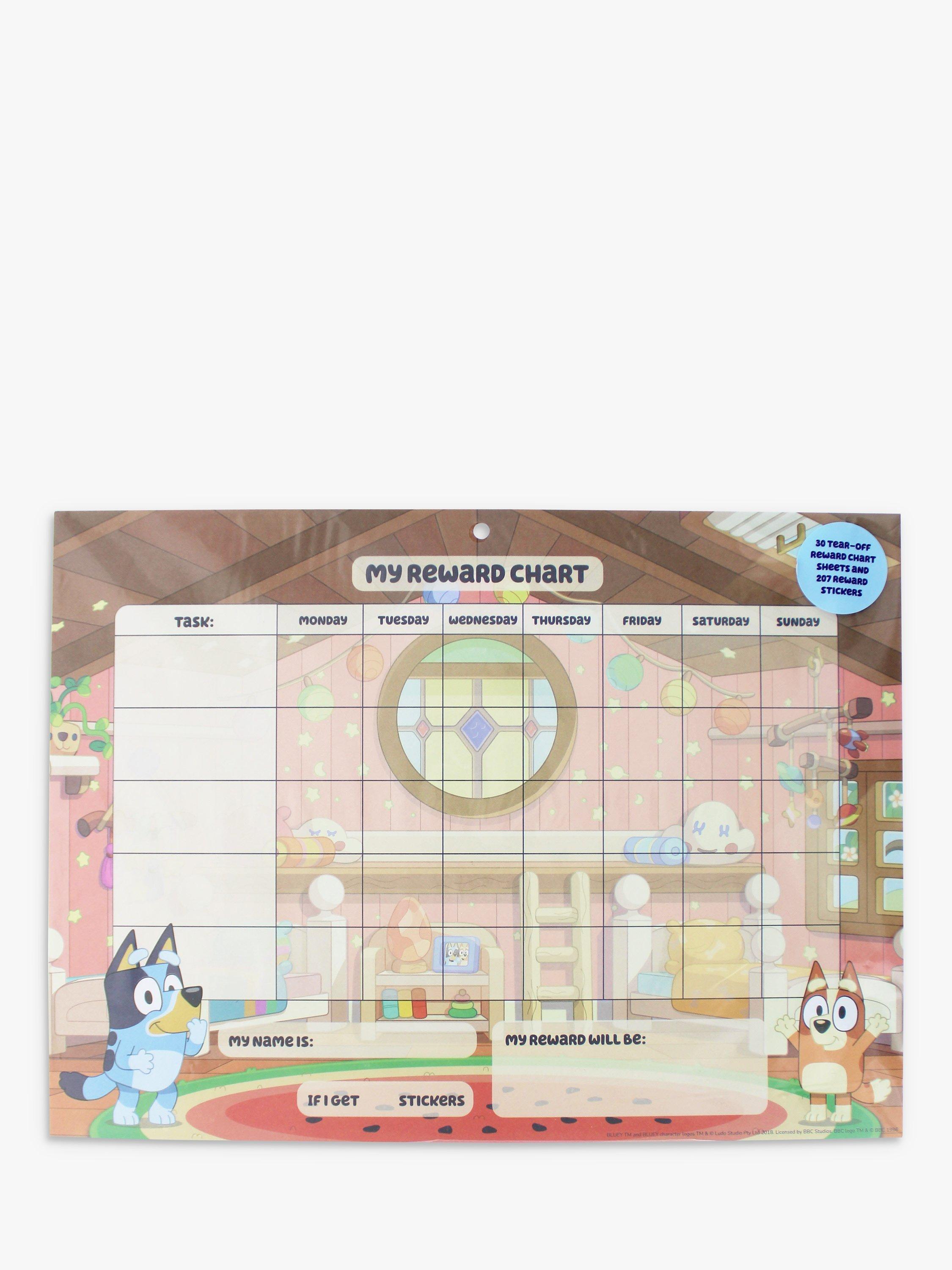Bluey Kids's Reward Chart, Multi
