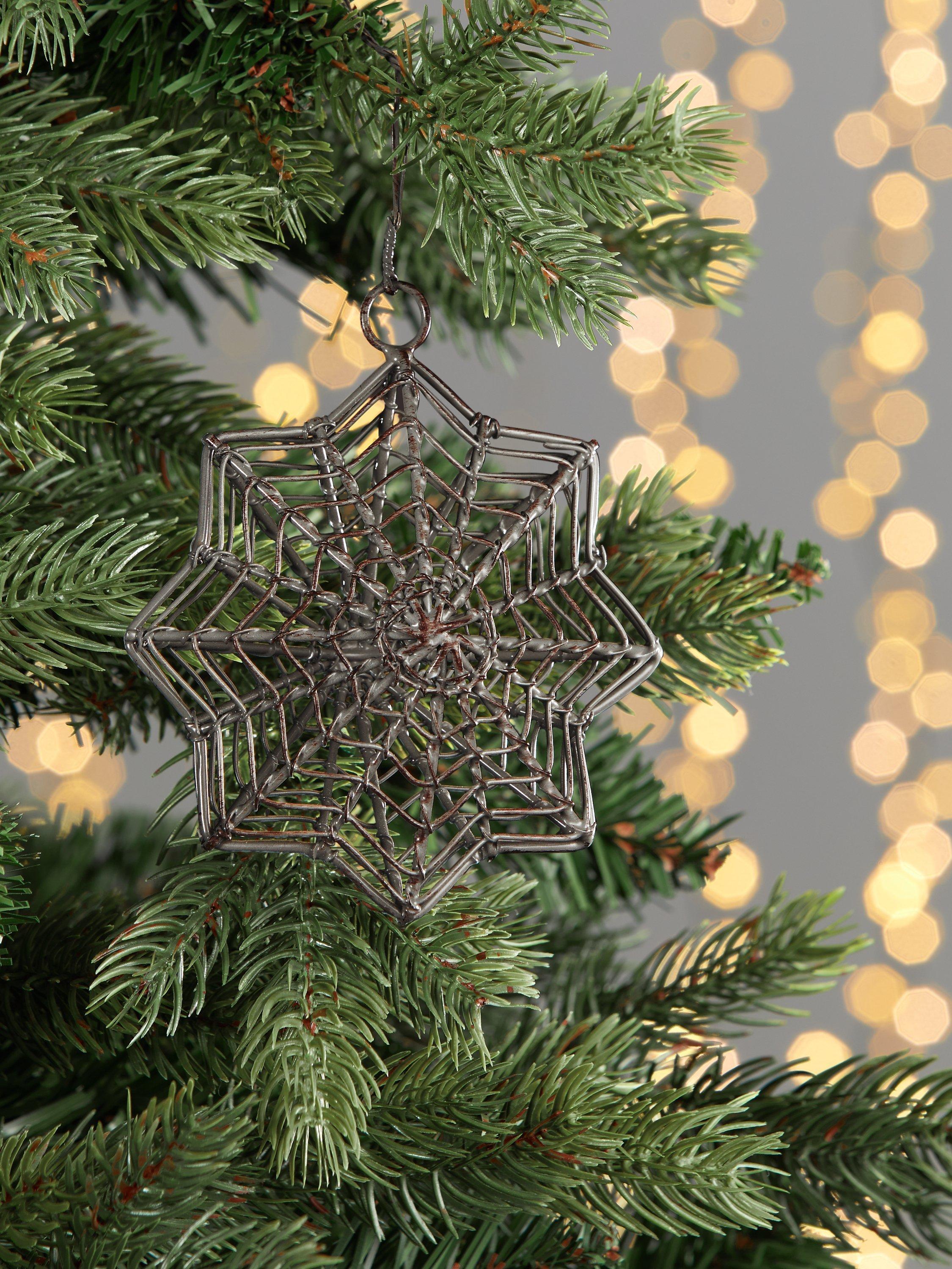 Nkuku Ngoni Wire Star Tree Decoration