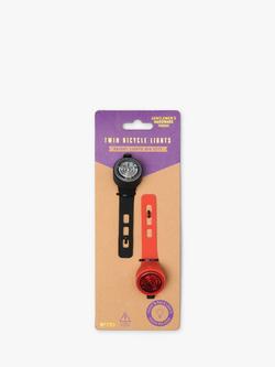 Gentlemen's Hardware Twin Bicycle Lights, Multi