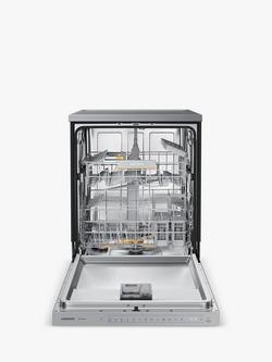 Samsung Series 11 DW60BG730FSL Freestanding Dishwasher, Silver - view 2, Silver