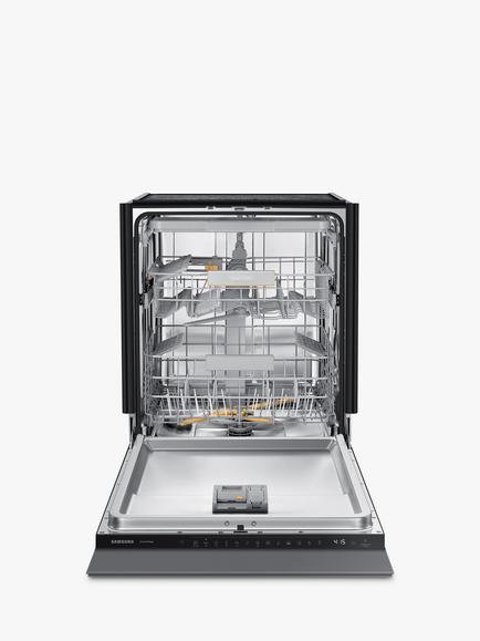 Samsung Series 11 DW60BG830I00 Fully Integrated Dishwasher, White - view 2, 