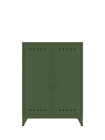 Bisley Fern Middle Sideboard, Olive Green