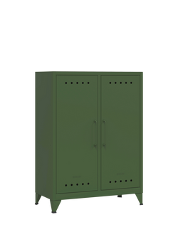 Bisley Fern Middle Sideboard - view 2, Olive Green