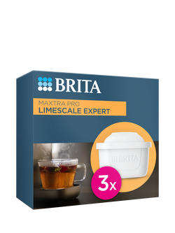 BRITA Maxtra Pro Limescale Expert Water Filter Cartridge, Pack of 3, White