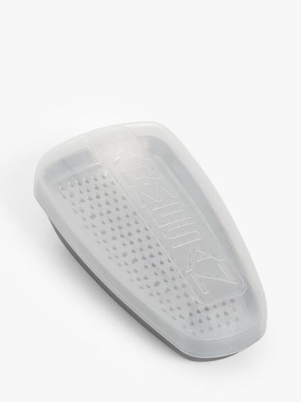 John Lewis Stainless Steel Parmesan Grater & Container, Grey/White