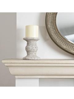 One.World Birkdale Large Stone Candle Holder, Grey