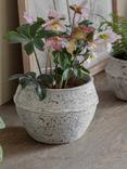 One.World Birkdale Large Terracotta Indoor Plant Pot, 26cm, Natural Stone