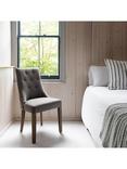 One.World St James Oak Wood Stud Detail Padded Dining Chair