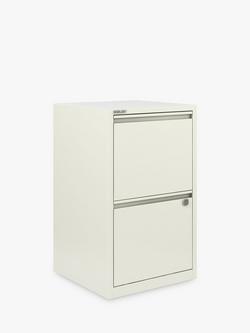 Bisley Home Filer 2 Drawer Filing Cabinet - view 2, Chalk