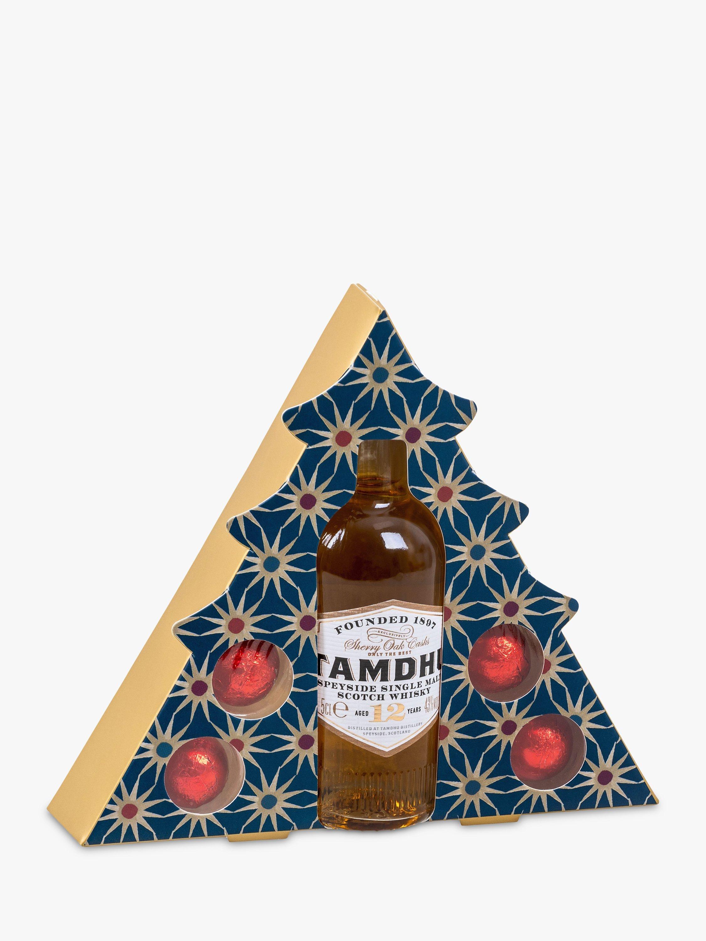 Christmas Tree Chocolate & Whiskey Gift Set, 80g/5cl