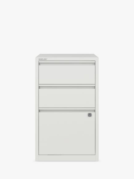 Bisley 3 Drawer Home Filer, Chalk