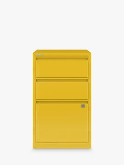 Bisley 3 Drawer Home Filer, Yellow