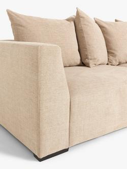 John Lewis Tokyo Grand 5+ Seater RHF Corner Unit, Easy Clean Chunky Chenille - view 2, Ec Chunky Chenille