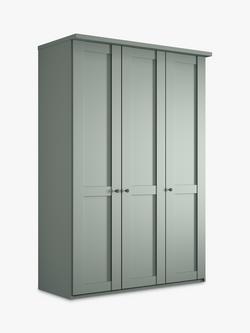 John Lewis Marlow 150cm Hinged Wardrobe, Sage Green
