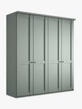 John Lewis Marlow 200cm Hinged Wardrobe, Sage Green