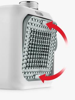 De'Longhi HFX10B03.GR Desk Electric Heater, Teal - view 2, Teal