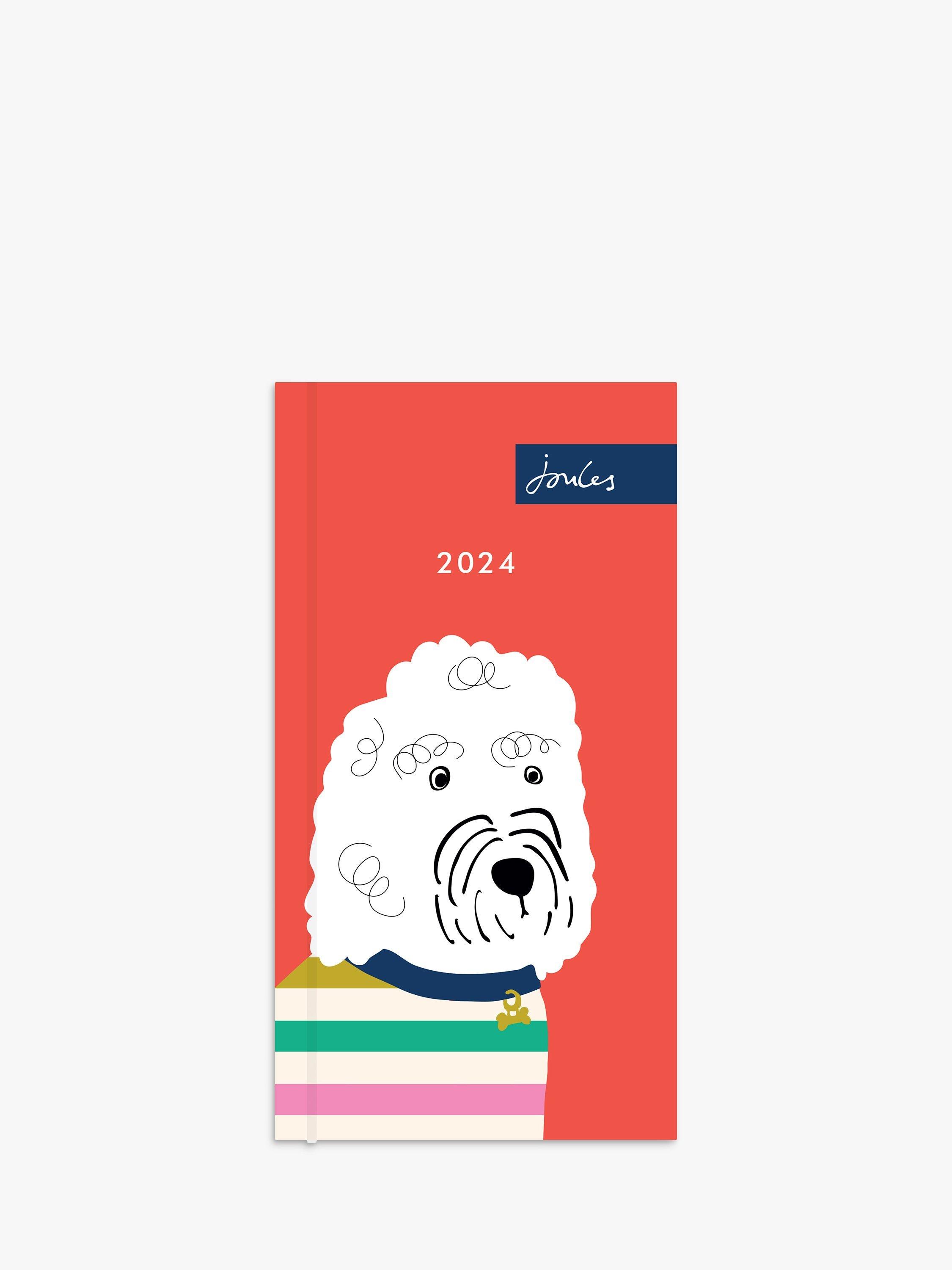 Portico Joules Slim Dog 2024 Diary, Multi