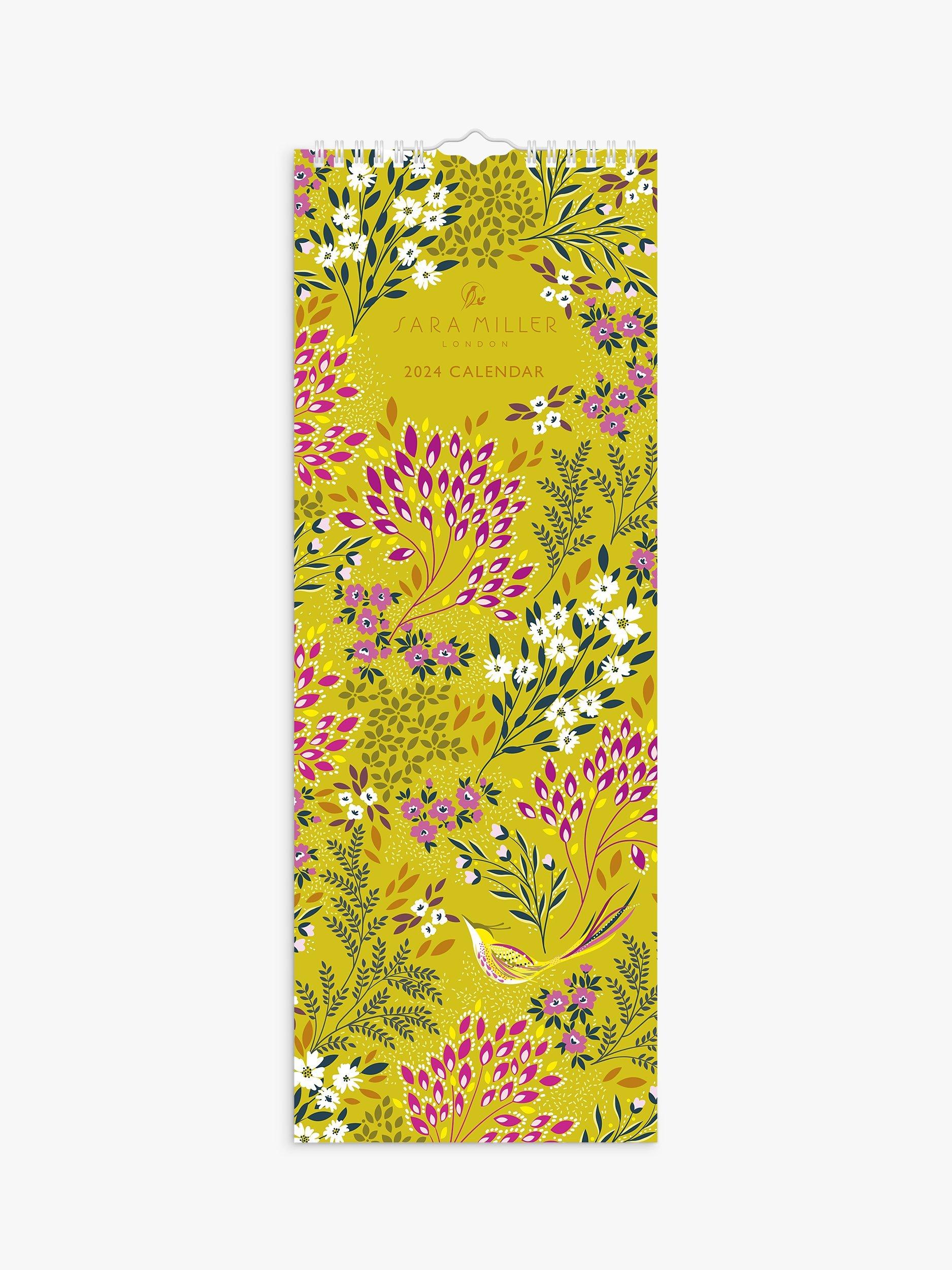 Portico Sara Miller Haveli Garden Slim 2024 Calendar, Multi