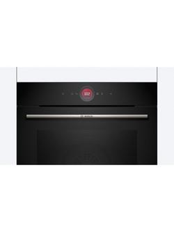 Bosch Series 8 HBG7741B1B Built-In Electric Self Cleaning Single Oven, Black - view 2, Black