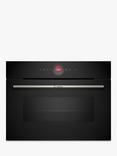 Bosch Series 8 CMG7241B1B Built-In Compact Oven with Microwave Function, Black