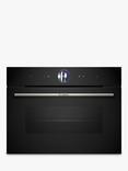 Bosch Series 8 CSG7361B1 Built In Compact Electric Oven with Steam, Black