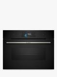 Bosch Series 8 CSG7584B1 Built In Compact Oven with Steam Function, Black