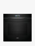 Siemens iQ700 HB776G1B1B Built-In Pyrolitic Self Cleaning Electric Oven, Black