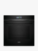 Siemens iQ700 HB776G1B1B Built-In Pyrolitic Self Cleaning Electric Oven, Black
