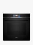 Siemens iQ7Pro HB778G3B1B Pyrolitic Self Cleaning Built-In Electric Oven, Black