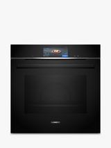 Siemens iQ700 HB778G3B1B Pyrolitic Self Cleaning Built-In Electric Oven, Black