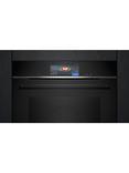 Siemens iQ700 HB778G3B1B Pyrolitic Self Cleaning Built-In Electric Oven, Black