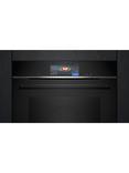 Siemens iQ7Pro HB778G3B1B Pyrolitic Self Cleaning Built-In Electric Oven, Black