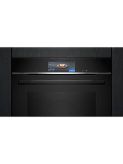 Siemens iQ700 HB778G3B1B Pyrolitic Self Cleaning Built-In Electric Oven, Black - view 2, Black