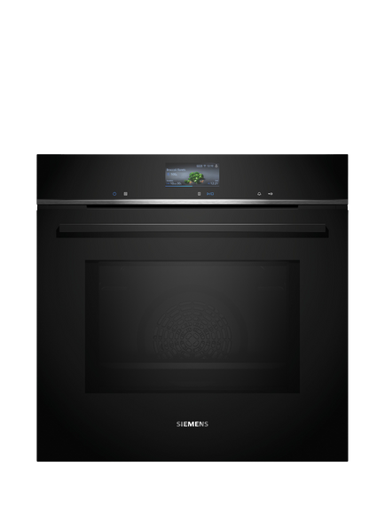 Siemens iQ700 HM776G1B1B Built In Electric Oven with Microwave Function, Black, Black