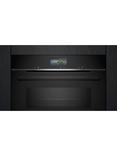 Siemens iQ700 HM776G1B1B Built In Electric Oven with Microwave Function, Black