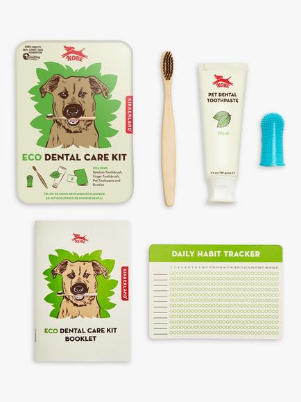 Kikkerland Kobe Dog Dental Care Kit - view 2, Multi