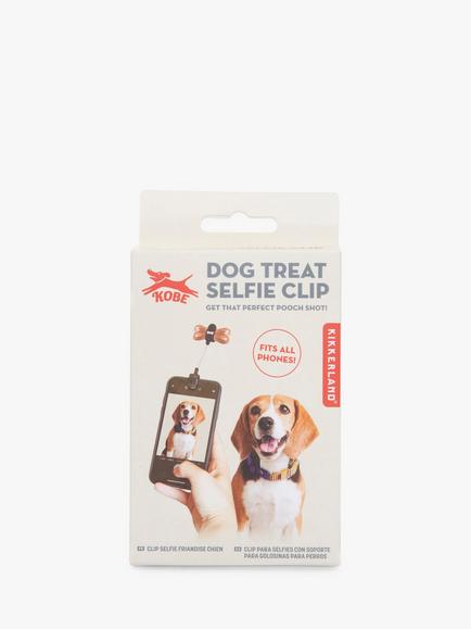 Kikkerland Kobe Dog Treat Selfie Clip, Multi