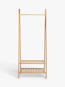 John Lewis Clothes Rail, FSC-Certified (Bamboo), Natural - view 2, Bamboo