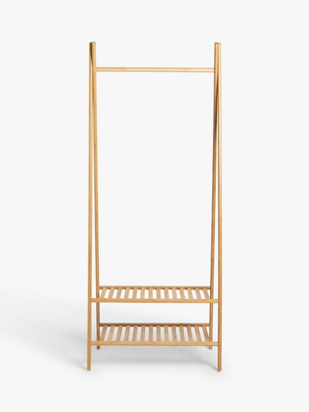 John Lewis Clothes Rail, FSC-Certified (Bamboo), Natural - view 2, Bamboo