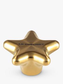 Le Creuset Star Shape Stainless Steel Knob for Cast Iron Casserole, Gold, Gold