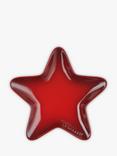 Le Creuset Stoneware Star Plate, 20cm, Cerise