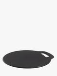 John Lewis Cast Iron Round Pizza Baking Stone, 27cm