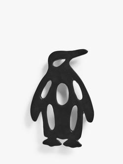 John Lewis Penguin Cast Iron Trivet, Black, Black