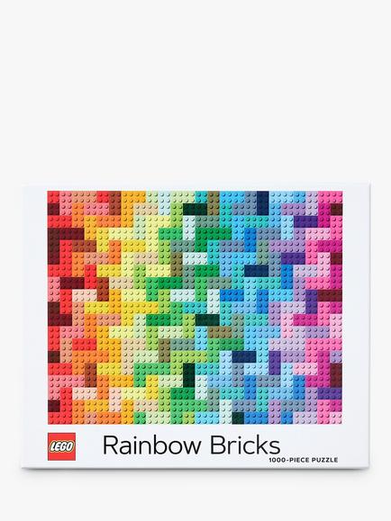 Chronicle Books LEGO Rainbow Bricks Jigsaw Puzzle, 1000 Pieces, Multi