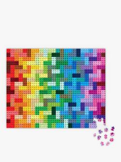 Chronicle Books LEGO Rainbow Bricks Jigsaw Puzzle, 1000 Pieces - view 2, Multi