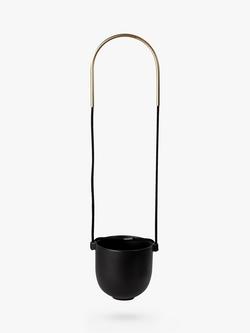 Umbra Bolo Hanging Planter - view 2, Black