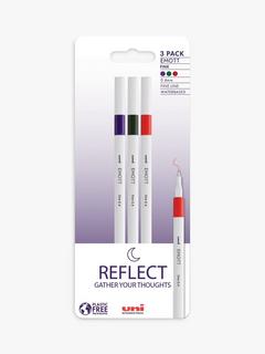uni-ball Emott Reflect Fineliner Pens, Set of 3