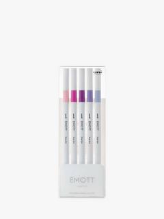 uni-ball Emott Fineliner Pens, Set of 5