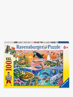 Ravensburger Underwater XXL Puzzle, 100 Pieces, Multi