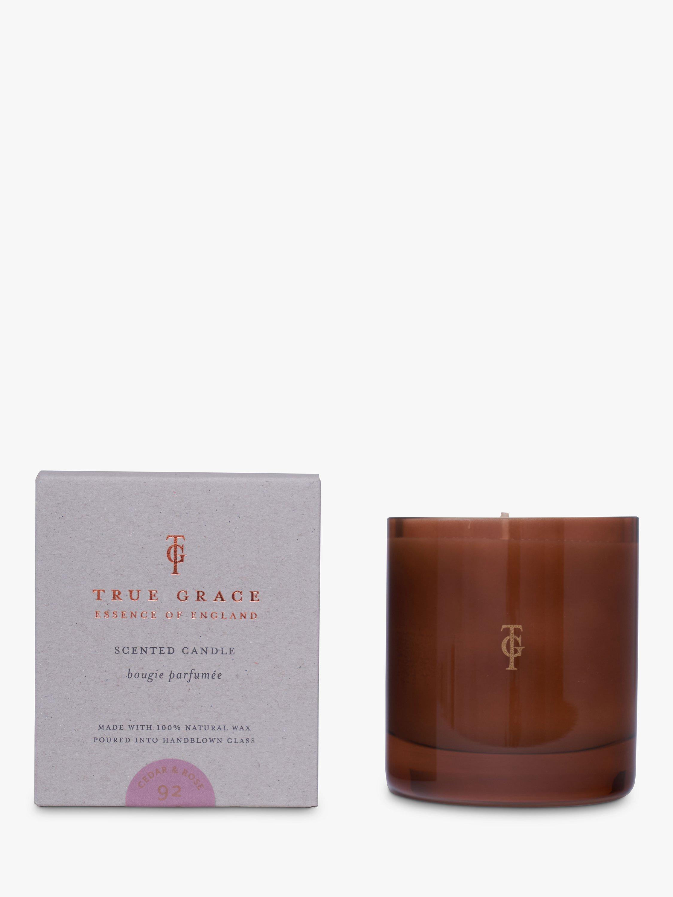 True Grace Burlington Cedar & Rose Scented Candle, 290g